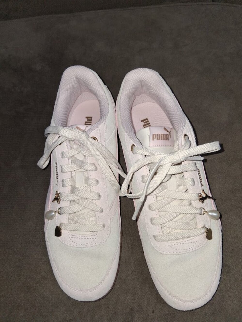 Puma Women's Bella Donna Bling Ring Pink Sneakers New Sz 8.5